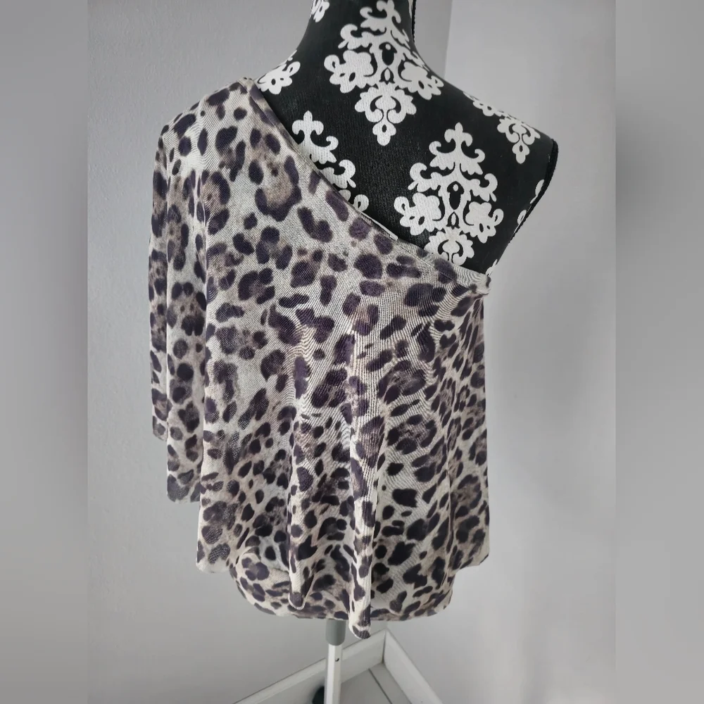 Cache one Shoulder top animal print size S - Picture 4 of 8